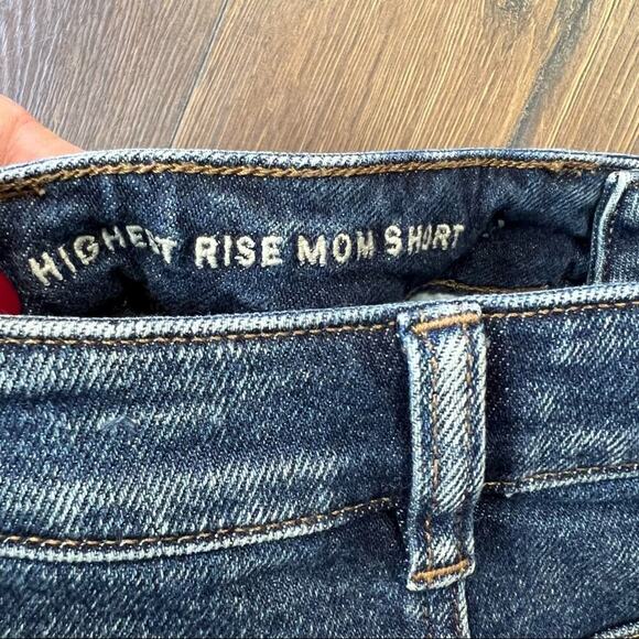 American eagle highest rise mom shorts SZ 0 - Picture 3 of 4